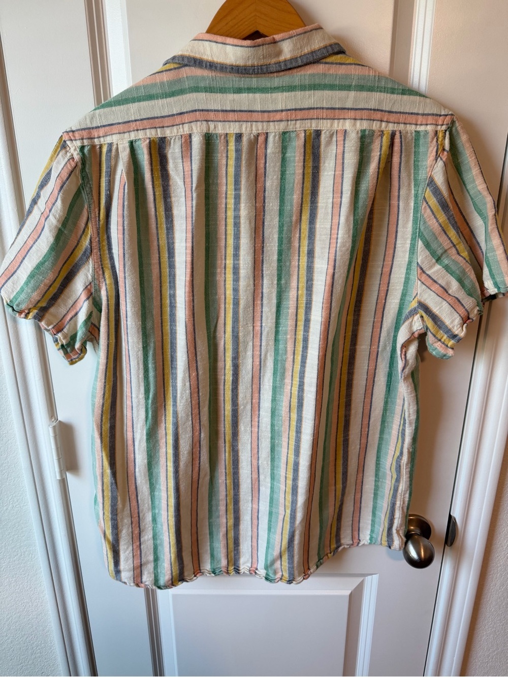 ⚡️The Normal Brand Sherbet Stripe Freshwater Button Up - Picture 4 of 7